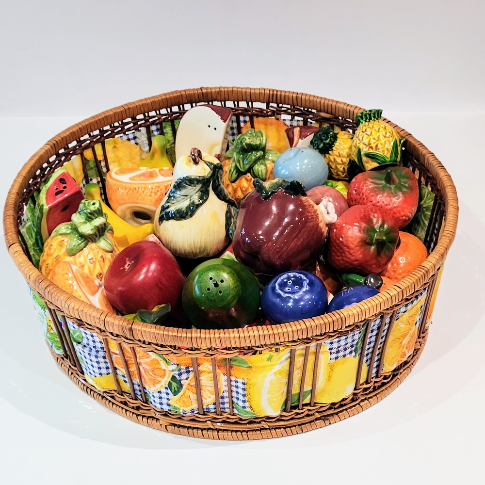 Colorful Ceramic Fruit Basket